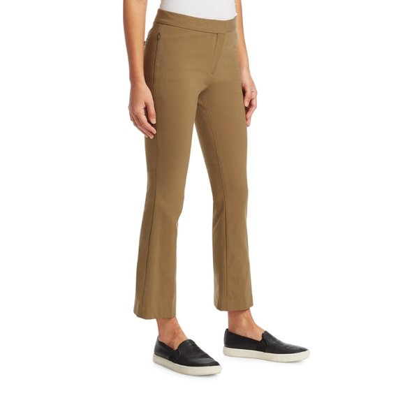 Theory Pants - Theory Bi-Stretch Tan Kick Flare Pants 4